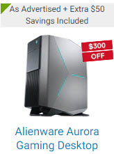 Alienware Aurora Gaming Desktop - Dell Black Friday Gaming PC and XPS Deals $949