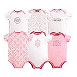 Infant Bodysuits - 6 Pack - $9.99 + $3.99 Shipping (Luvable Friends)