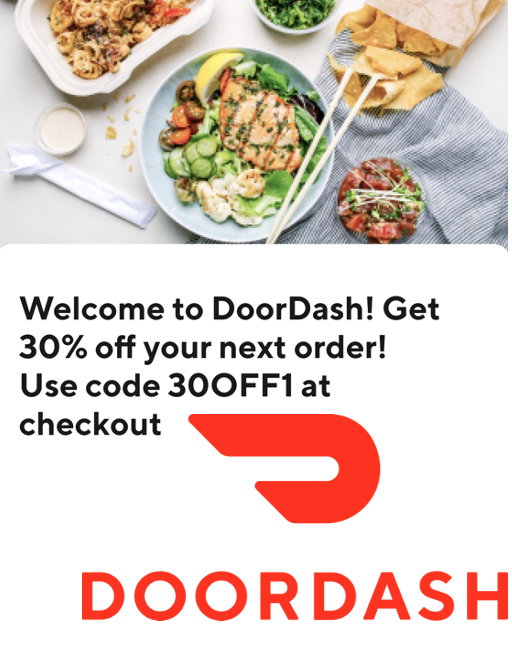 10 off your first order doordash