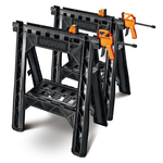 Select Sam's Club Stores: 2-Pack Worx Clamping Sawhorse w/ Bar Clamps $29.90 + Free Store Pickup