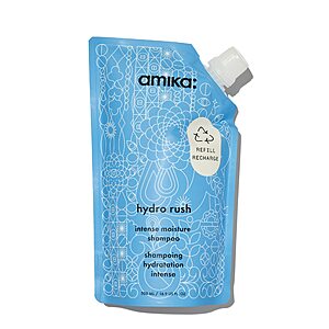 amika hydro rush intense moisture shampoo with hyaluronic acid, 500ml $19.49