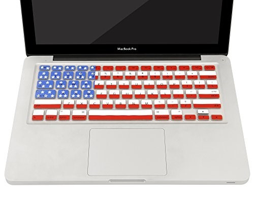 Mosiso - Keyboard Cover Silicone Skin for MacBook Air 13" and MacBook Pro 13" 15" 17" (with or w/out Retina Display) iMac -US Flag $5.74
