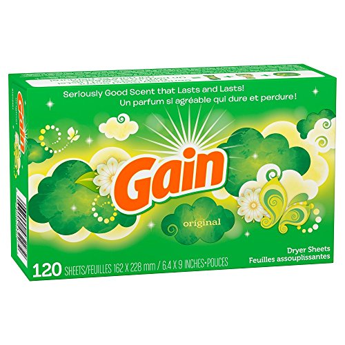 120-Count Gain Original Dryer Sheets $3.20 w/ S&S + Free Shipping w/ Prime or on orders over $25