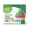 4-Count  0.3-Oz Amazon Fresh Assorted Food Coloring $1.26 w/ S&amp;amp;S + Free Shipping w/ Prime or on orders over $35