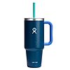 40-Oz Hydro Flask Insulated Stainless Steel Travel Tumbler w/ Handle and Straw (Winter Night) $20 + Free Shipping w/ Prime or on orders over $35