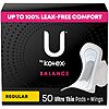 50-Count U by Kotex Balance Ultra Thin Pads w/ Wings (Regular Absorbency) $5.39 w/ S&amp;amp;S + Free Shipping w/ Prime or on orders over $35