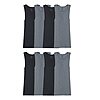 8-Count Fruit of the Loom Men's Tanks (Black/Grey) $13.85 + Free Shipping w/ Prime or on orders over $35