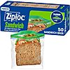 50-Count Ziploc Sandwich Bags w/ EasyGuide Texture $1.76 w/ S&amp;amp;S + Free Shipping w/ Prime or on orders over $35