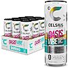 Celsius Essential Sparkling Energy Drink 12-Pack 12-Oz (Oasis Vibe)