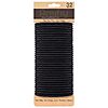 32-Count 4mm Amifiy No Damage Hair Ties (Black)
