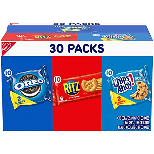 30-Count Nabisco Cookies & Cracker Variety Pack (Oreo, Ritz & Chips Ahoy!) $5.95 w/ S&S + Free Shipping w/ Prime or on orders over $25