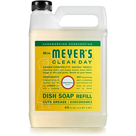 48-Oz Mrs. Meyer's Clean Day Dishwashing Liquid Dish Soap Refill (Honeysuckle) $7.50 + Free Shipping w/ Prime or on orders over $25 $9.99