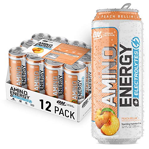 12-Pack 12-Oz Optimum Nutrition Amino Energy + Electrolytes Drink (Peach) $11.86 ($0.99 each) w/ S&S + Free Shipping w/ Prime or on orders over $25