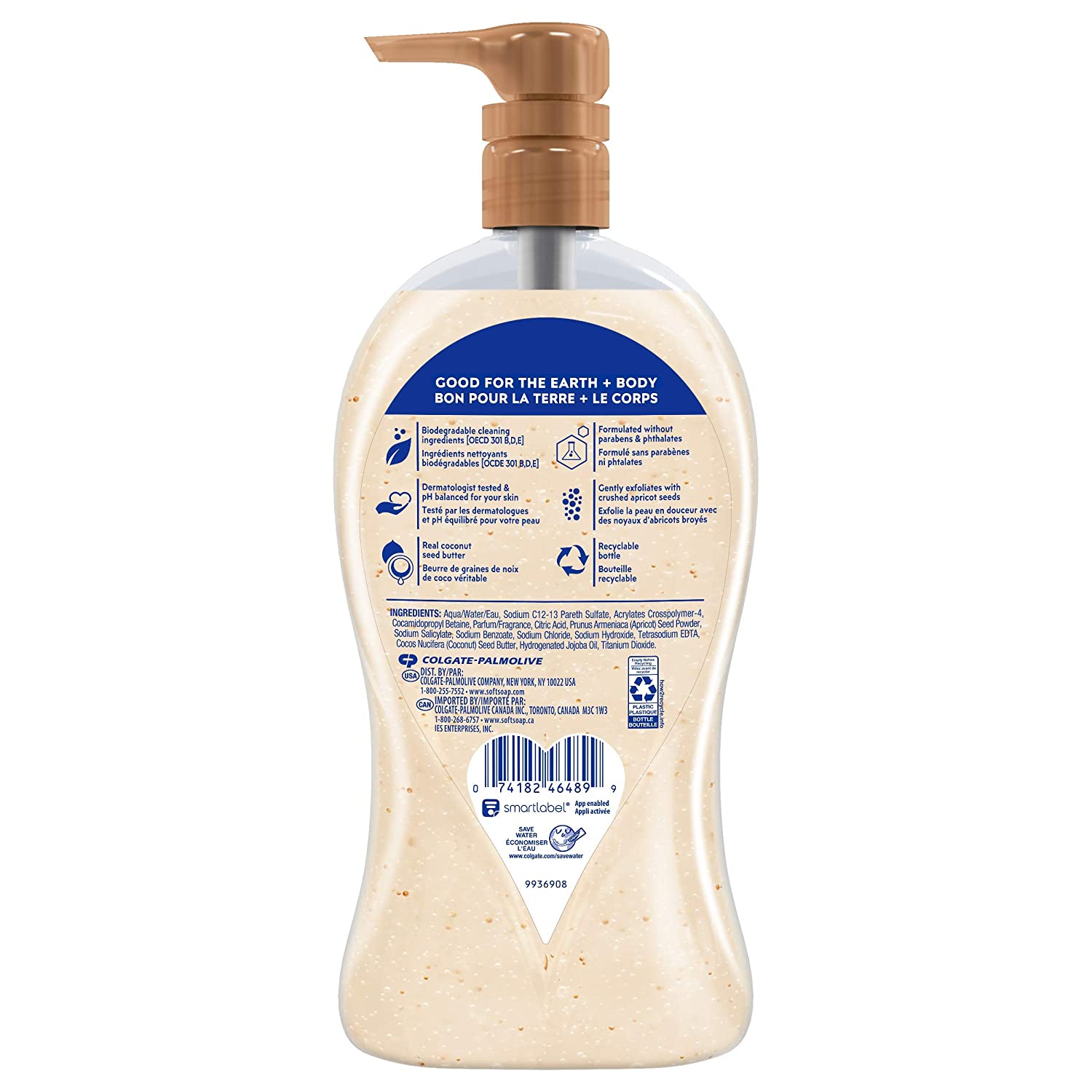 32-Oz Softsoap Exfoliating Body Wash Pump (Coconut Butter Scrub) $3.50 w/ S&S + Free Shipping w/ Prime or on orders over $25