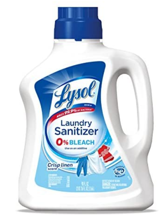 90-Oz Lysol Laundry Sanitizer Additive (Crisp Linen or Sport) $7.97 w/ S&S + Free Shipping w/ Prime or on orders over $25