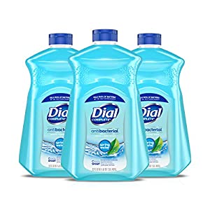 3-Pack 52-Oz Dial Antibacterial Liquid Hand Soap Refill (Spring Water) $9.05 w/ S&S + Free Shipping w/ Prime or on orders over $25