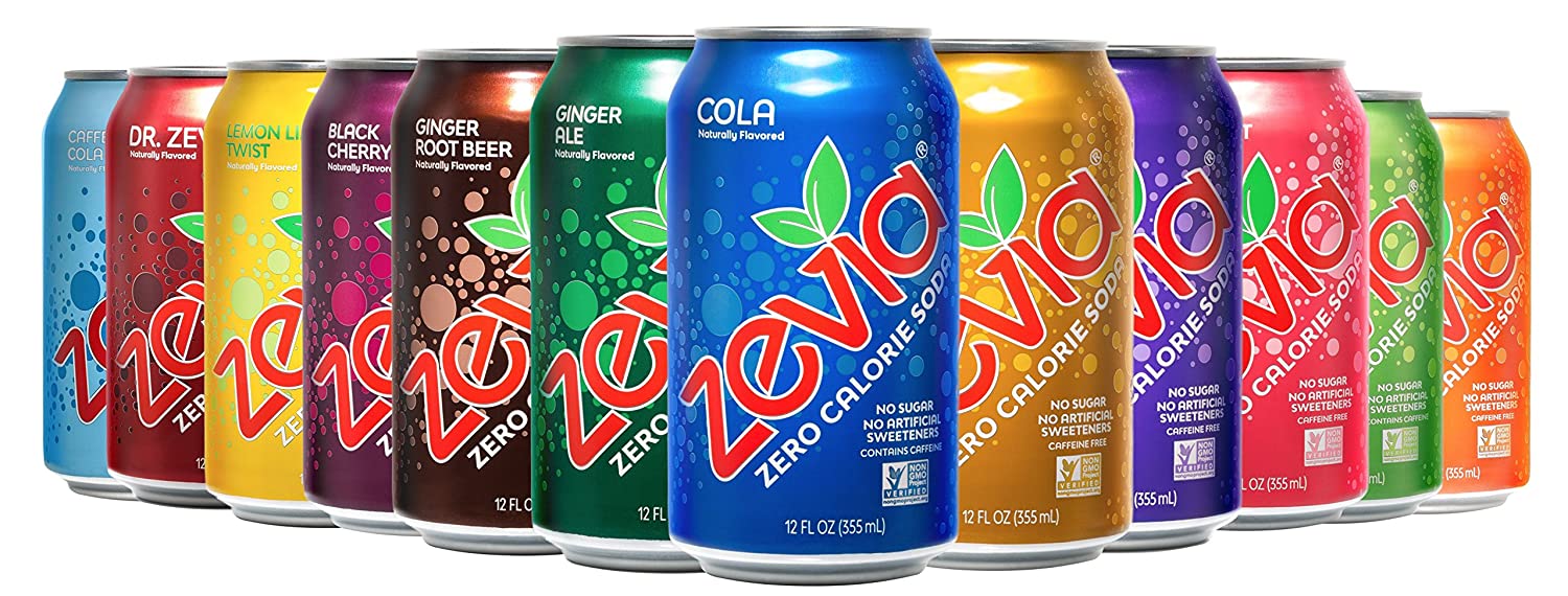 24-Pack 12-Oz Zevia Zero Calorie Soda (Rainbow Variety Pack) $12.90 w/ S&S + Free Shipping w/ Prime or on orders over $25