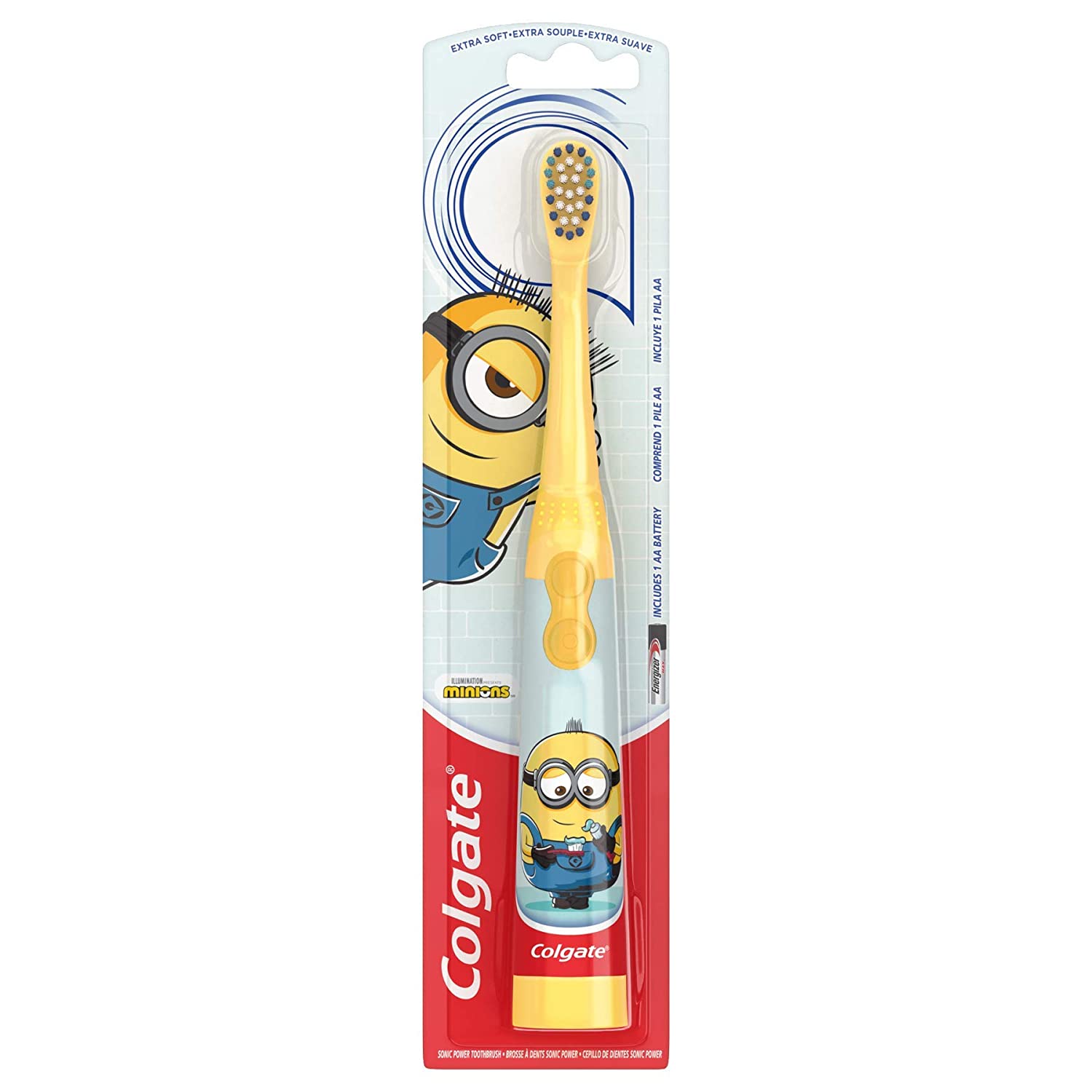 Colgate Kids Battery Powered Toothbrush Minions w/ Extra Soft Bristles $3.75 + Free Shipping w/ Prime or on orders over $25