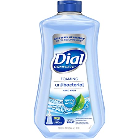 32-Oz Dial Complete Antibacterial Foaming Hand Soap Refill (Spring Water) $3 w/ S&S + Free Shipping w/ Prime or on orders over $25