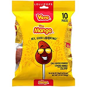 10-Count 5.6-Oz Vero Mango Lollipops Coated w/ Chili Powder $1.74 + Free Shipping w/ Prime or on orders over $25