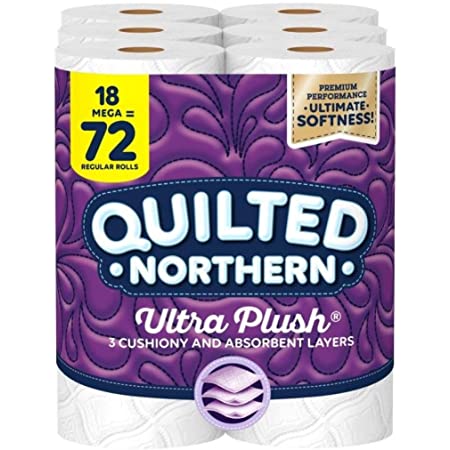 18-Count Quilted Northern Ultra Plush 3-Ply Toilet Paper Mega Rolls $14.95 w/ S&S + Free Shipping w/ Prime or on orders over $25