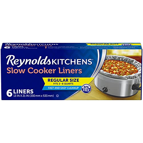 6-Pack Reynolds Kitchens Premium Slow Cooker Liners (13"x21") $2.38 w/ S&S + Free Shipping w/ Prime or on orders over $25