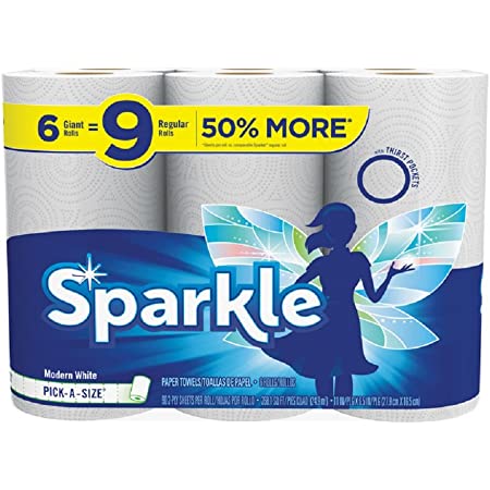 6-Count Sparkle Pick A Size 2-Ply Double Roll Paper Towels $6.15 + Free Shipping with prime $6.17
