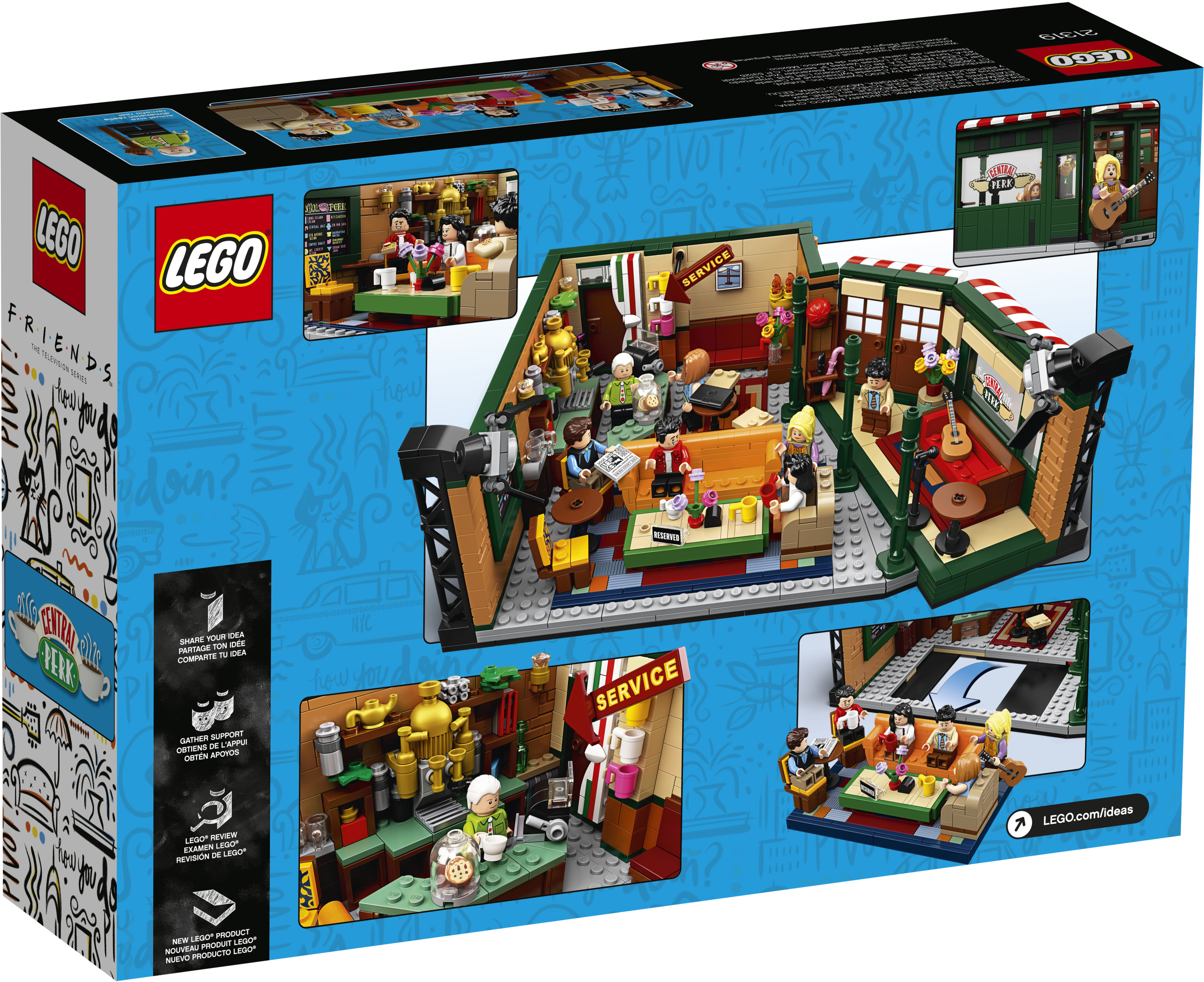 1070-Piece LEGO Ideas Friends Central Perk Building Set $48 + Free Shipping