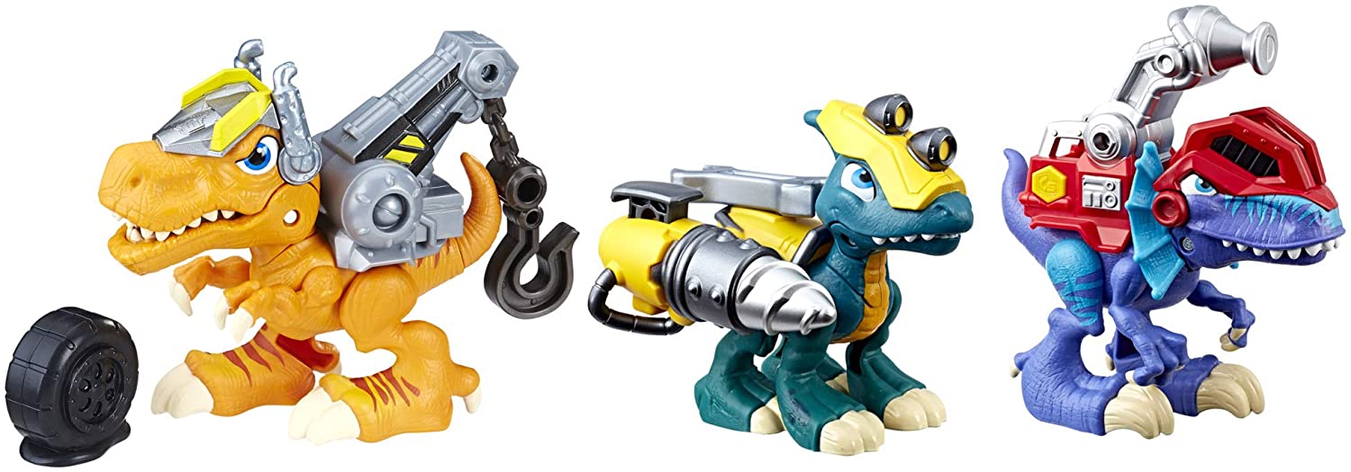 3-Pack Chomp Squad Playskool Dino Figure Toys (Backsplash, Tow Zone, Drill Bite) $4.58 + Free Shipping w/ Prime or on orders over $25