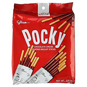 3.81-Oz Glico Pocky Chocolate Cream Covered Biscuit Sticks (9 Individual Bags) $3.51 w/ S&S + Free Shipping w/ Prime or on orders over $25