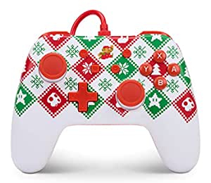 PowerA Wired Controller for Nintendo Switch (Mario Holiday Sweater) $9 + Free Shipping w/ Prime or on orders over $25