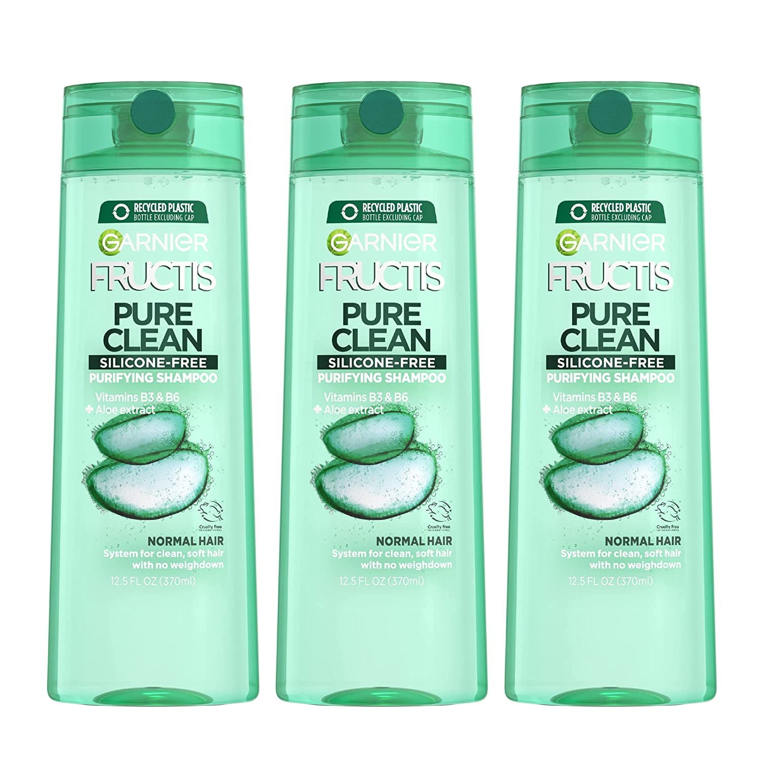 3-Count 12.5-Oz Garnier Hair Care Fructis Pure Clean Shampoo (Aloe Vera) $4.48 w/ S&S + Free Shipping w/ Prime or on orders over $25