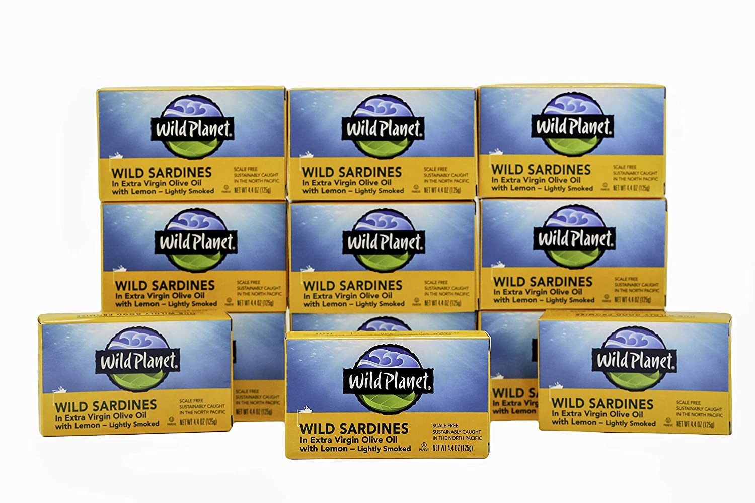 12-Pack 4.4-Oz Wild Planet Wild Sardines in Extra Virgin Olive Oil w/ Lemon $18.41 w/ S&S + Free Shipping w/ Prime or on orders over $25