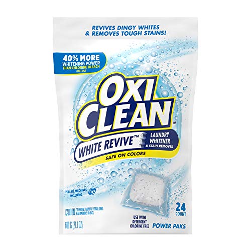 24-Count OxiClean White Revive Laundry Stain Remover Power Paks $5.19 w/ S&S + Free Shipping w/ Prime or on orders over $25