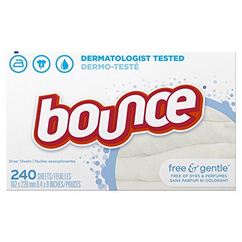 240-Count Bounce Fabric Softener Dryer Sheets (Free & Gentle) $6.84 w/ S&S + Free Shipping w/ Prime or on orders over $25