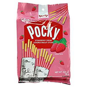 3.81-Oz Glico Pocky Strawberry Cream Covered Biscuit Sticks (9 Individual Bags) $3.31 w/ S&S + Free Shipping w/ Prime or on orders over $25