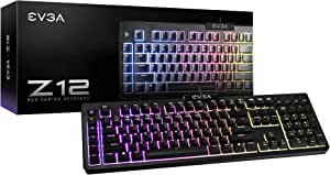 EVGA Z12 RGB Backlit Gaming Keyboard $15 + Free Shipping w/ Prime or on orders over $25