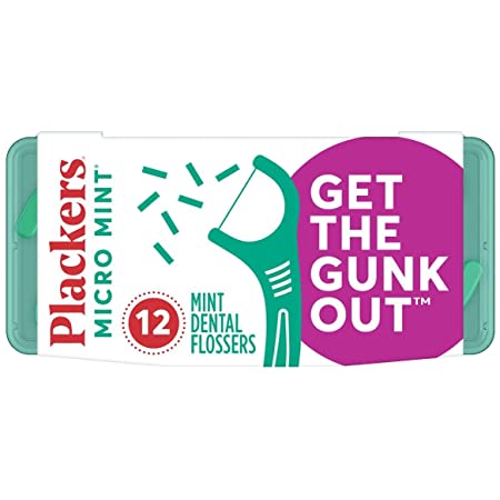 12-Count Plackers Micro Mint Dental Floss Picks w/ Travel Case $0.69 w/ S&S + Free Shipping w/ Prime or on orders over $25