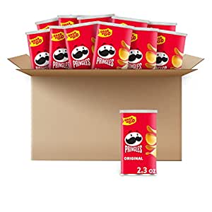 12-Count Pringles Potato Crisps Chips (Original or Sour Cream & Onion) $8 w/ S&S + Free Shipping w/ Prime or on orders over $25