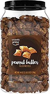44-Oz Wickedly Prime Peanut Butter Filled Pretzels $8.80 w/ S&S + Free Shipping w/ Prime or on orders over $25