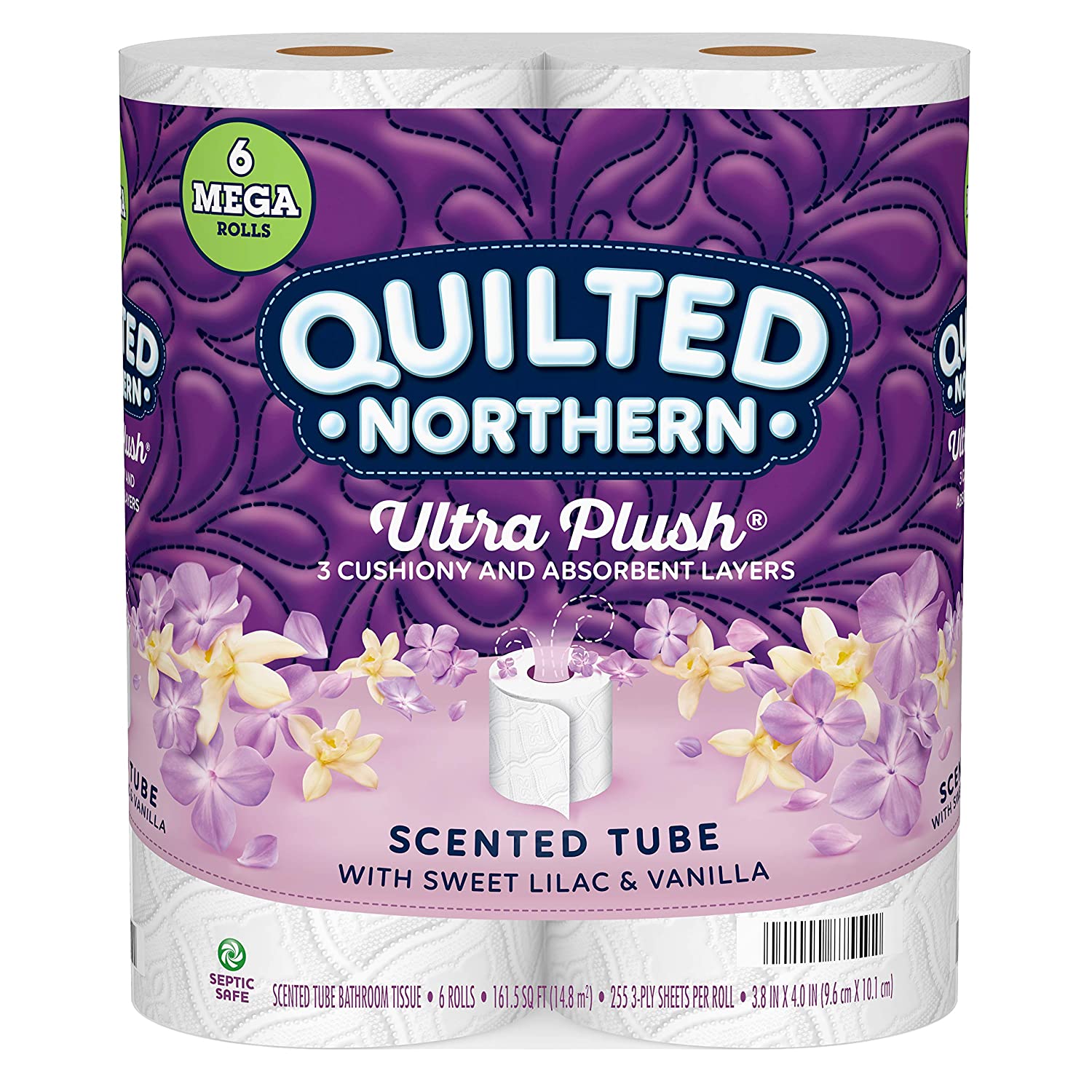 6-Count Quilted Northern Ultra Plush Mega Rolls (Sweet Lilac