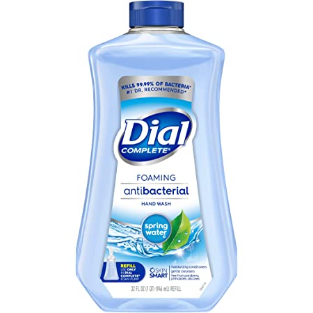 32-Oz Dial Complete Antibacterial Foaming Hand Soap Refill (Spring Water) $3.74 w/ S&S + Free Shipping w/ Prime or on orders over $25