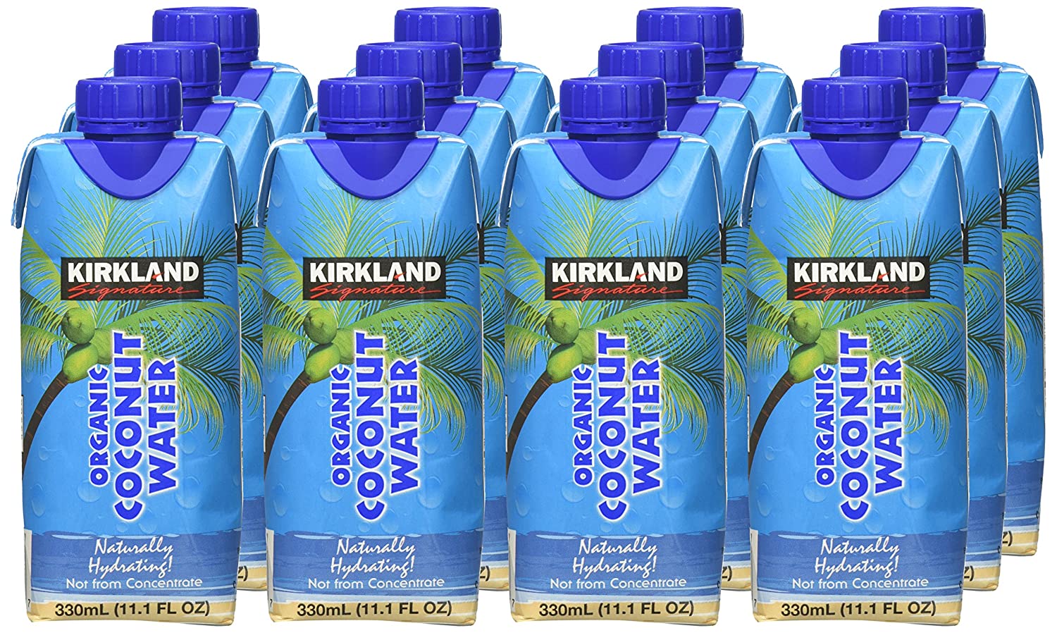 12-Pack 11.1-Oz Kirkland Signature Organic Coconut Water $14.29 + Free Shipping w/ Prime or on orders over $25