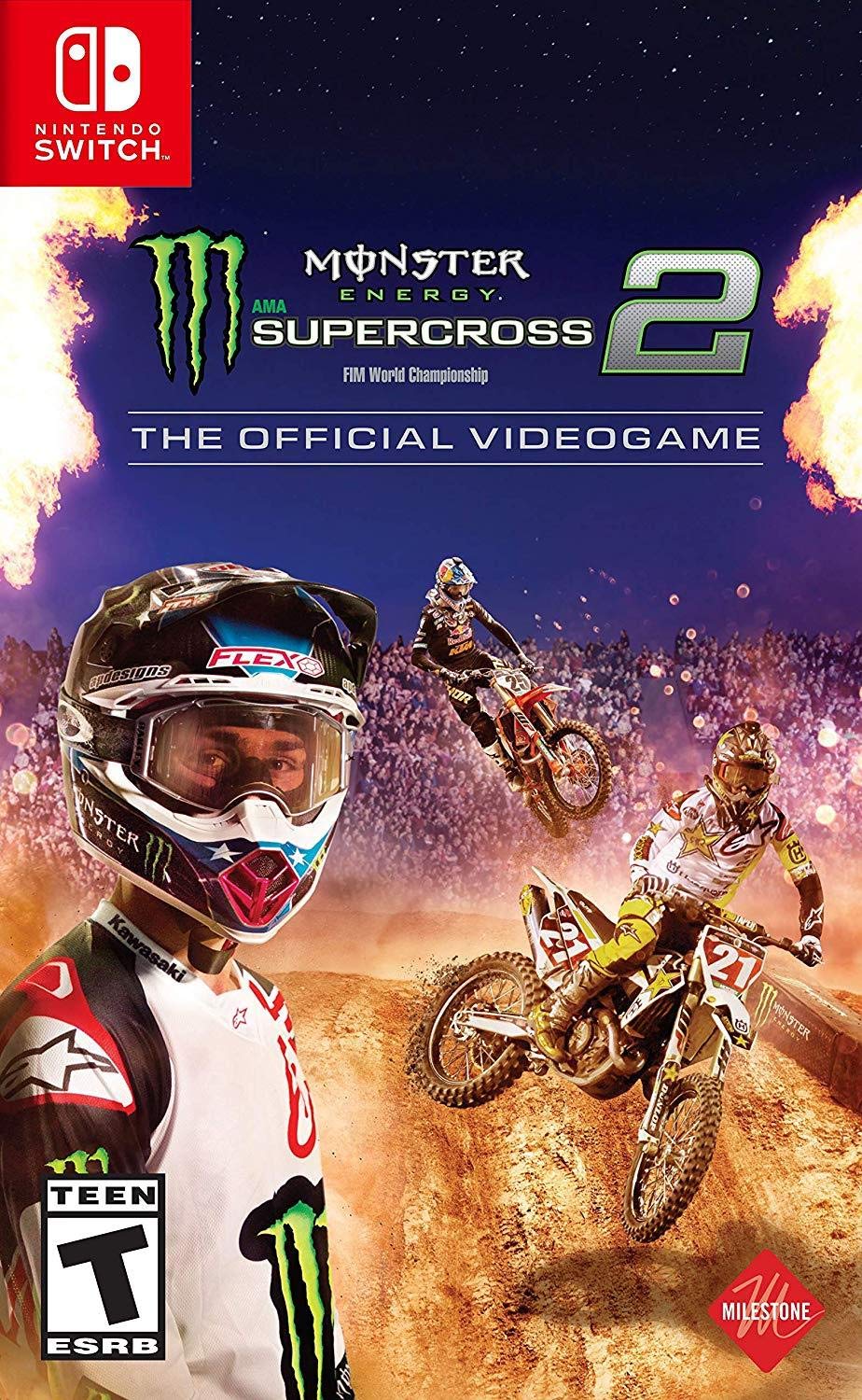 Monster Energy Supercross: The Official Videogame 2 (Nintendo Switch) $15.29 + Free Shipping w/ Prime or on orders over $25
