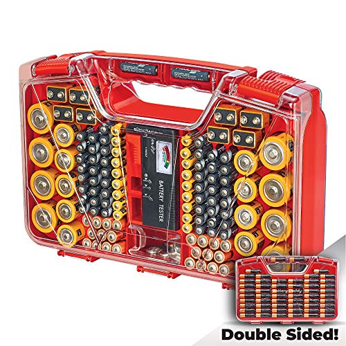 Battery Daddy Storage Case w/ Tester (Holds 180 Batteries) $13