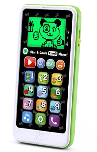 LeapFrog Chat and Count Emoji Phone (Green) $8 + Free Shipping w/ Prime or on orders over $25