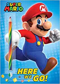 Here We Go! Super Mario Paperback Activity Book $3.43 + Free Shipping w/ Prime or on orders over $25