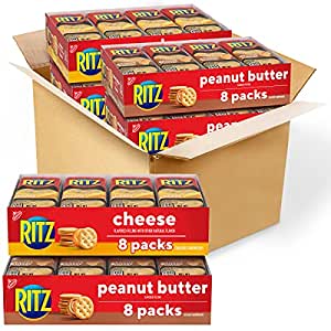 32-Pack RITZ Sandwich Crackers Variety Pack (Cheese and Peanut Butter) $9.31 w/ S&S + Free Shipping w/ Prime or on orders over $25