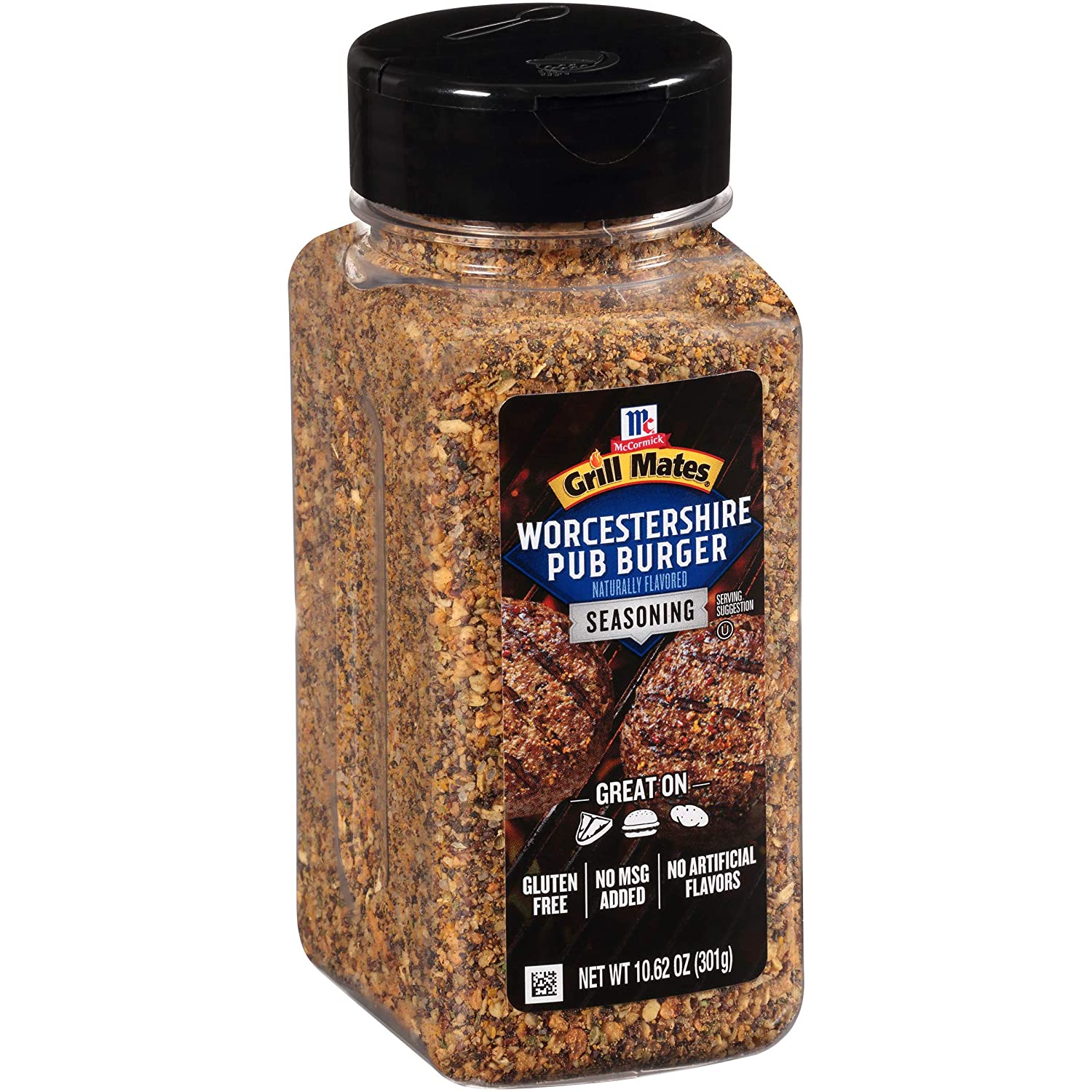 10.62-Oz McCormick Grill Mates Worcestershire Pub Burger Seasoning $5.31 w/ S&S + Free Shipping w/ Prime or on orders over $25