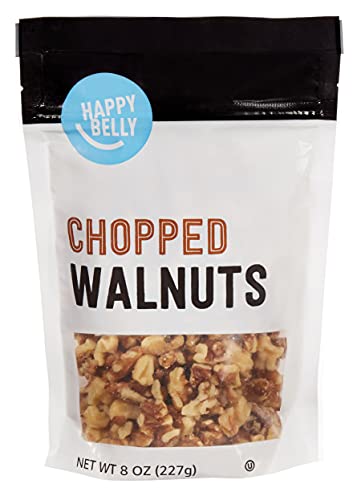 8-Oz Amazon Brand Happy Belly Chopped Walnuts $3.48 + Free Shipping w/ Prime or on orders over $25